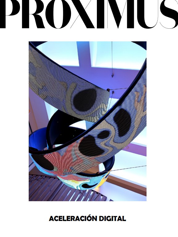 Estructura decorativa luminosa moderna